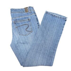 Ruff Hewn Straight Leg Medium‎ Wash Denim Jeans Size 10